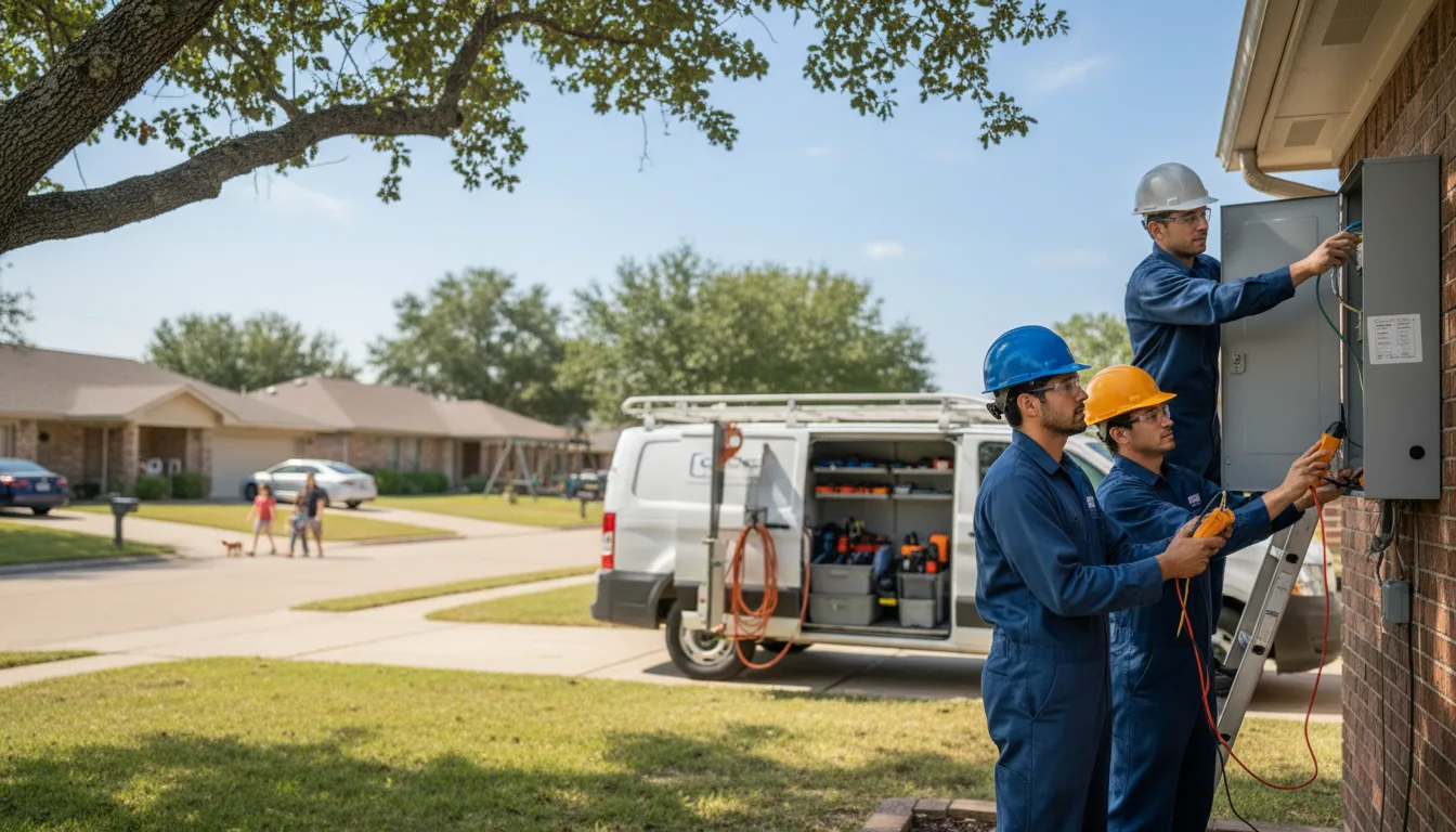 Certified electrician providing emergency electrical services in Chadwick, IL